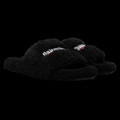 Balenciaga slides black background