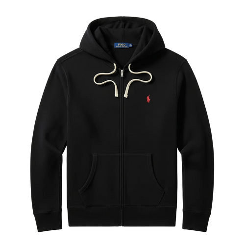 Black Polo Ralph Lauren Zip Hoodie