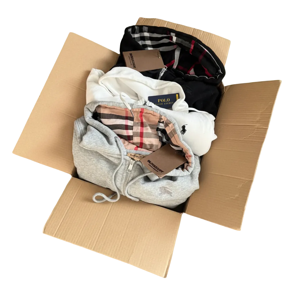 Luxury Clothing Box – Green Background