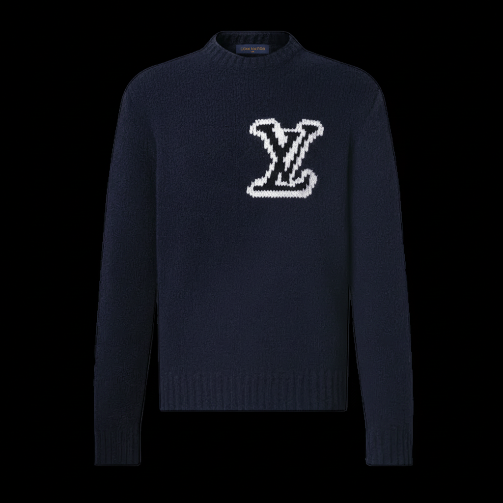 LV Sweater black background