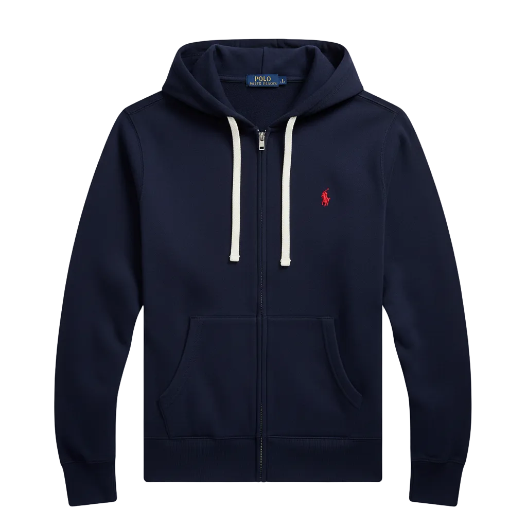 Navy Polo Ralph Lauren Zip Hoodie